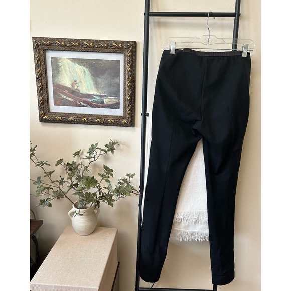 Lafayette 148 | Pintuck Ponte Pant Skinny Stretch Legging Medium - Picture 4 of 4